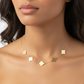 Chic 5-Motif Clover Station Necklace