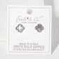 Pave-Set Cubic-Zirconia 11mm Quatrefoil Stud Earrings