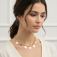 Clover Charm Chunky Chain Necklace