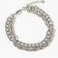 Layered Curb & Rope Chain Bracelet with Magnetic Clasp