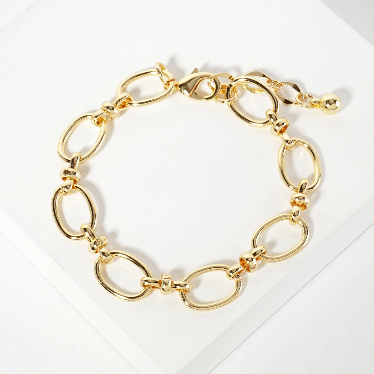 Minimalist Oval Link Chain Bracelet