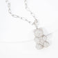 Gold Cubic Embedded Teddy Bear Necklace