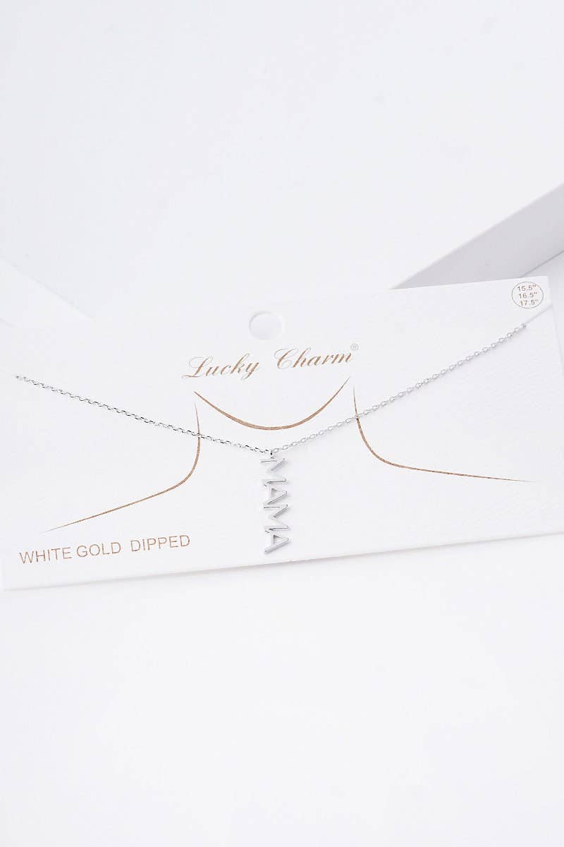 Gold Bold Mama Necklace