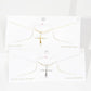 Round Baguette Cut Cross Necklace