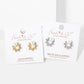 Freshwater Pearl Star Shaped Stud Earrings