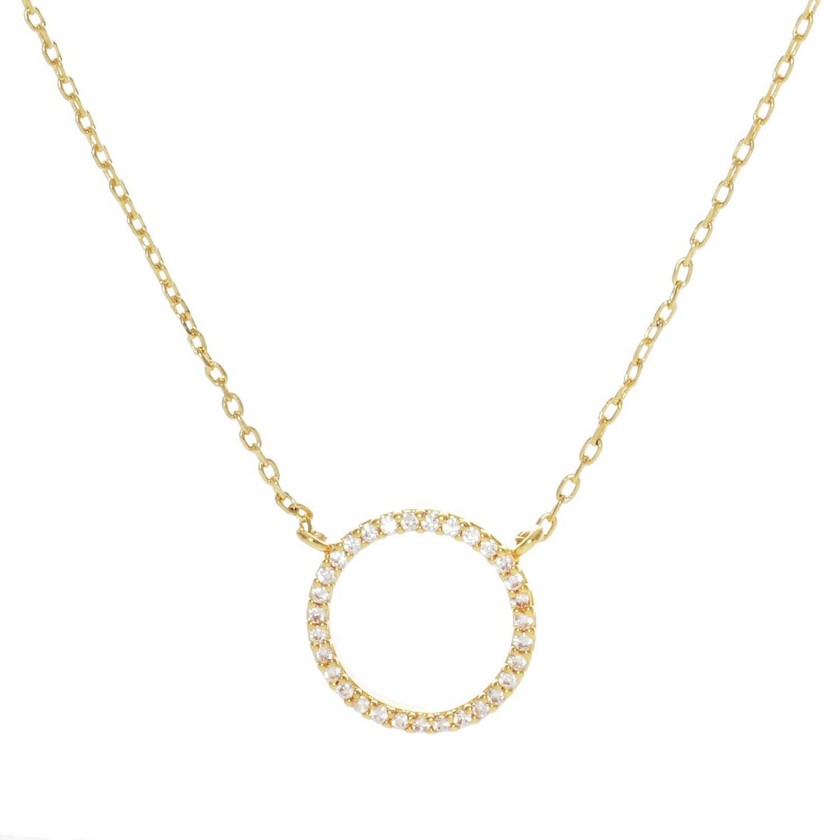 Gold Circle Of Life Necklace