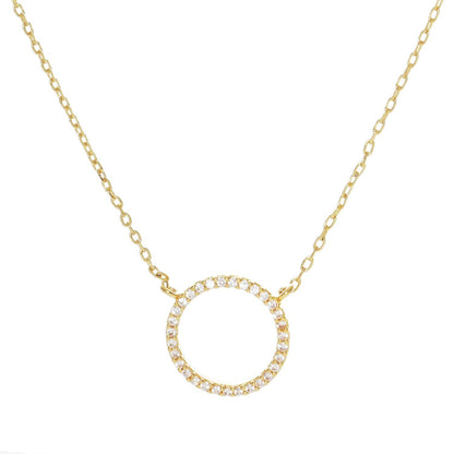 Gold Circle Of Life Necklace