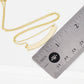 Gold Plated Curved Bar Necklace