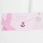 Breast Cancer Awareness Anchor Ribbon Necklace