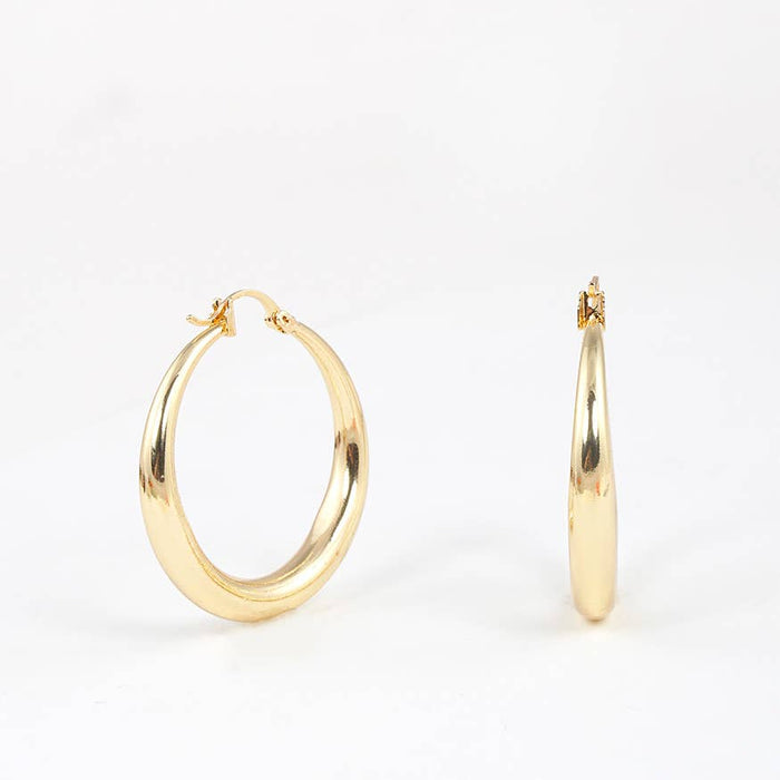 Gold Plated Hoop Earrings