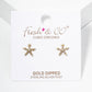 Dainty Star Cubic Zirconia Stud Earrings