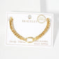 Modern Multi-Strand U-Link Chain Bracelet