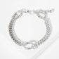 Modern Multi-Strand U-Link Chain Bracelet