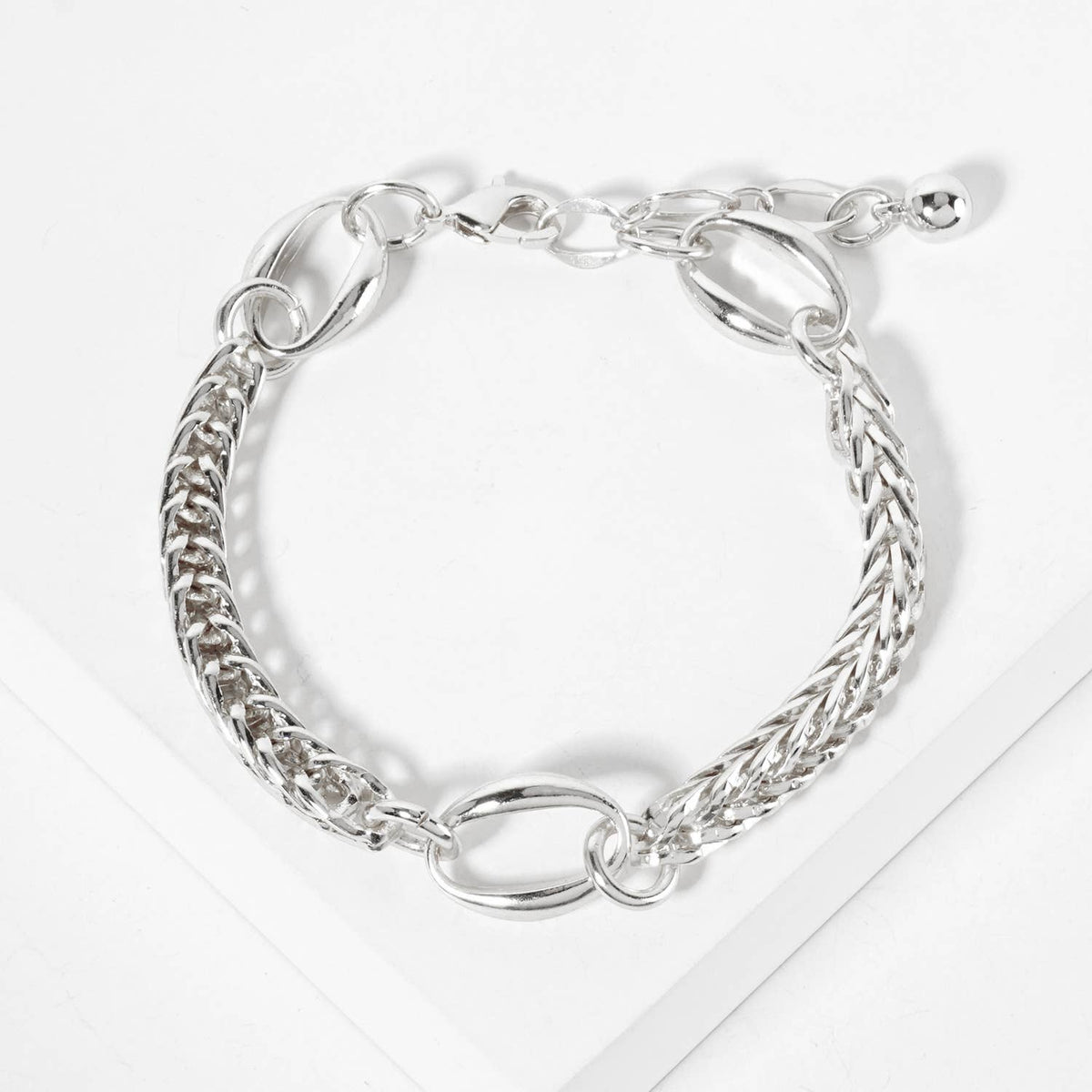 Modern Multi-Strand U-Link Chain Bracelet