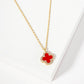Pave-Set 11mm Quatrefoil Pendant Necklace