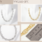 18K-Gold-Dipped Polished 17mm Mariner-Chain Necklace