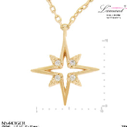 Celestia Diamond Accent Starburst Pendant Necklace