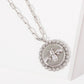 Gold Plated Bee Coin Charm Necklace