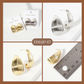 Polished Brass 30mm Ribbed Teardrop Earrings