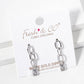 Gold Dipped Chain Drop Earrings