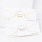 Gold Cubic Mrs. Cursive Necklace