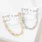 Lucky Charm Crystal Cap & Pin Chain Accessory