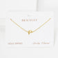 Gold Plated Initial Letter Bracelet