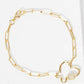 Minimalist Carabiner Clover Bracelet