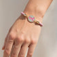 Pink Ribbon Fighter Coin Bracelet