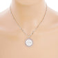 Gold Plated Bee Coin Charm Necklace