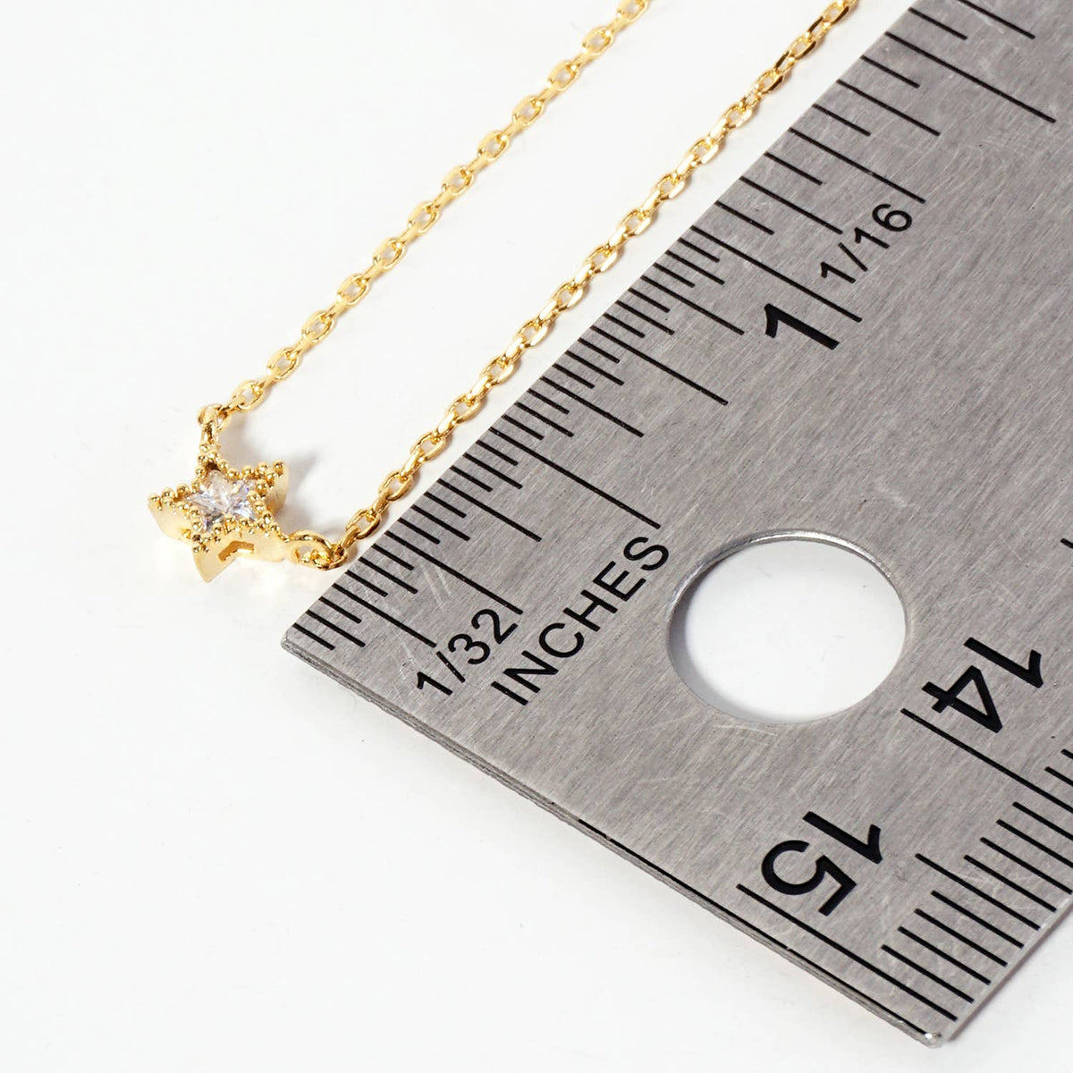 Minimalist Dainty Star Charm Pendant Necklace