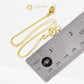 Gold Plated Music Note Necklace