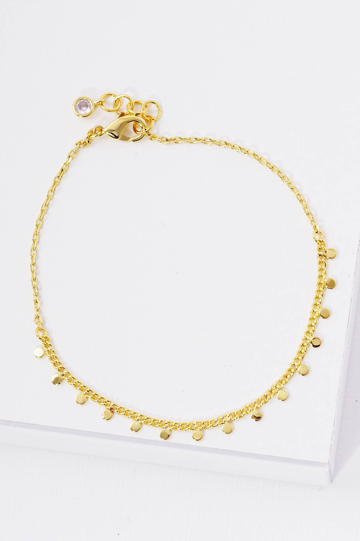 Minimalist Dainty Coin Charm Bracelet