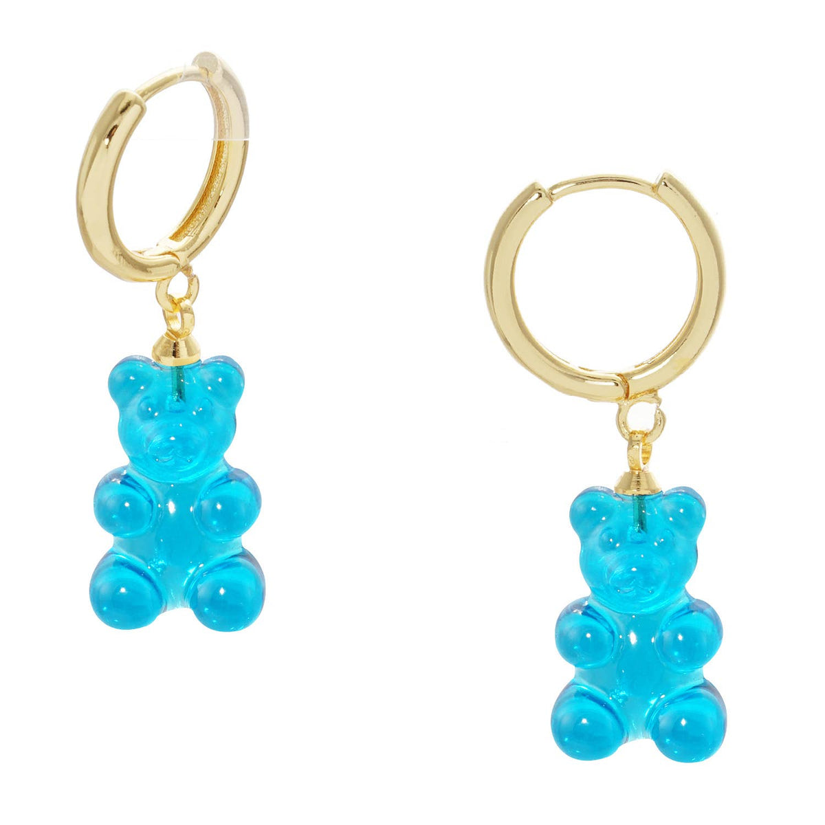 Color Gummy Bear Huggie Earrings