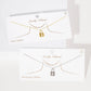Gold Plated Padlock Necklace