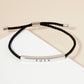 Inspirational Messages "Fuck" Tube Bar Bracelet
