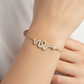 Minimalist Pavé Snake Charm Bracelet