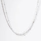 Gold Plated Double Strand Pearl Necklace