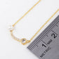Bridesmaid CZ Hexagon Pendant Necklace