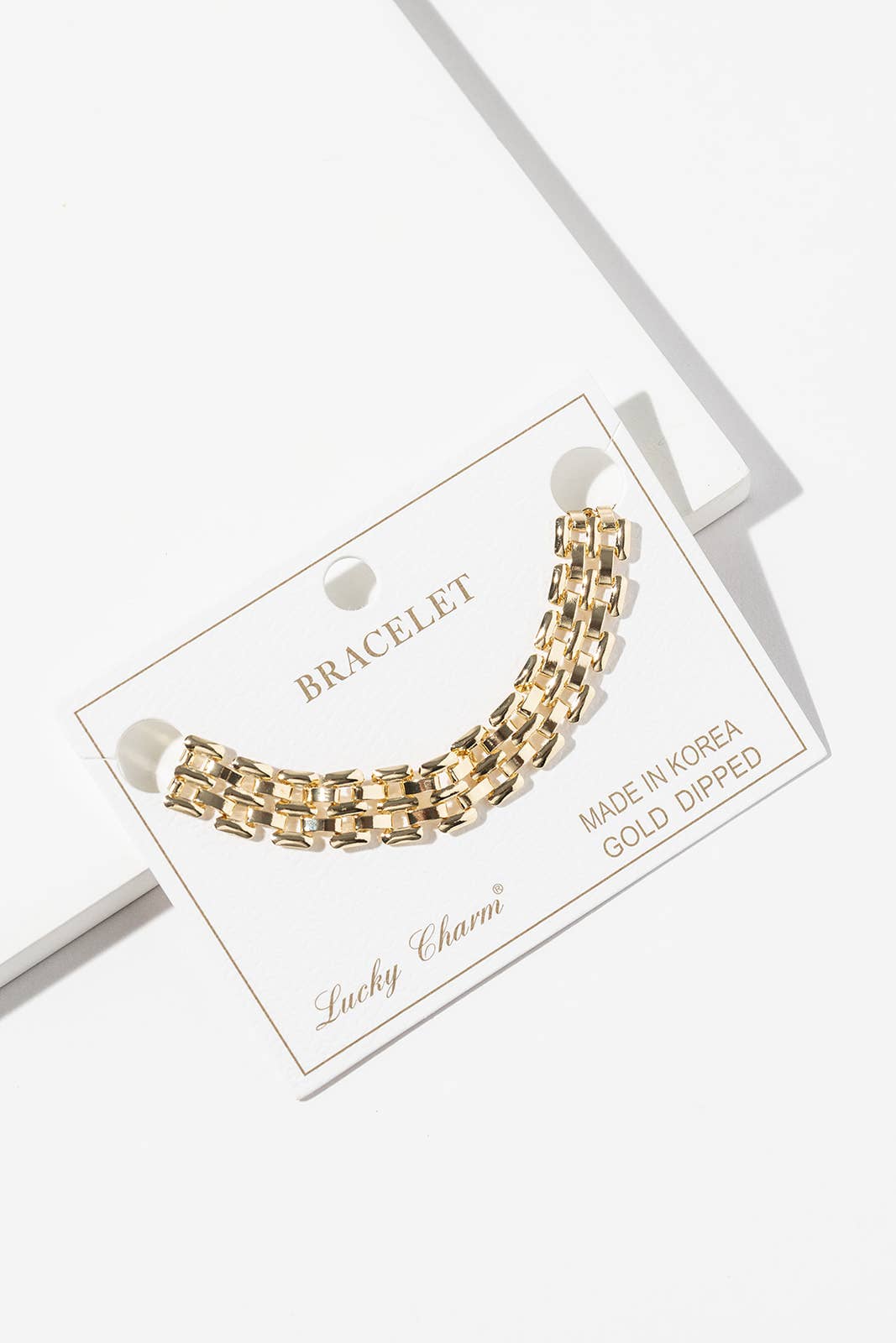 Classic Triple-Link Chain Bracelet