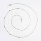 Satellite-Style Triangle & Cross Drop 18K-Gold-Dipped Face