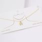Gold Plated Wishbone Necklace