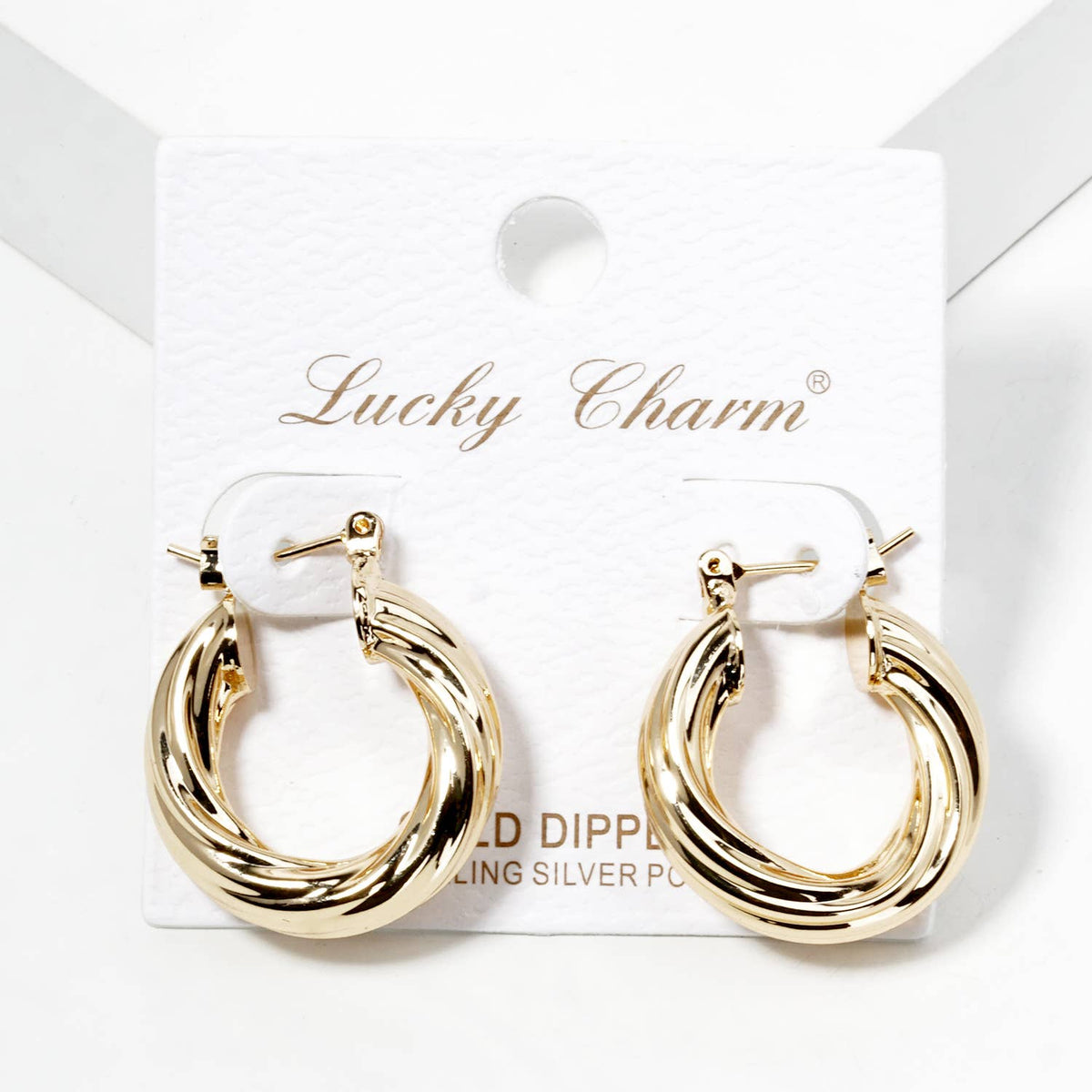Twisted Hoop Earrings