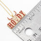 Western "Howdy" Bull Skull Pendant Necklace