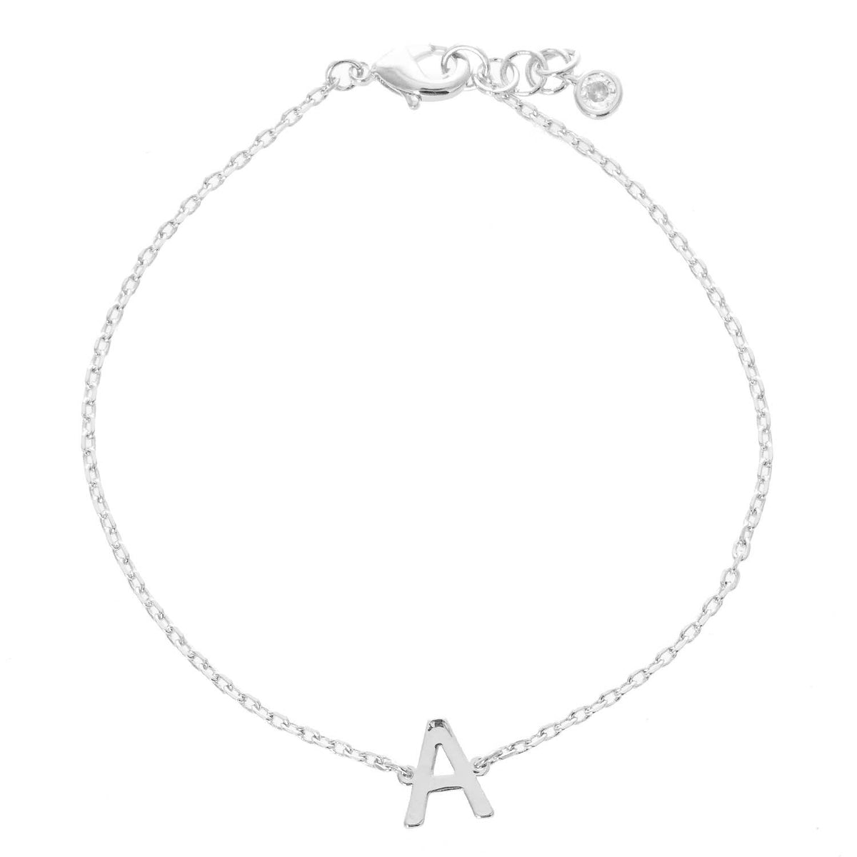 Gold Plated Initial Letter Bracelet
