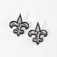 Gold Plated Fleur De Lis Stud Earrings