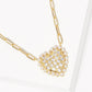 Freshwater Pearl Outline Necklace