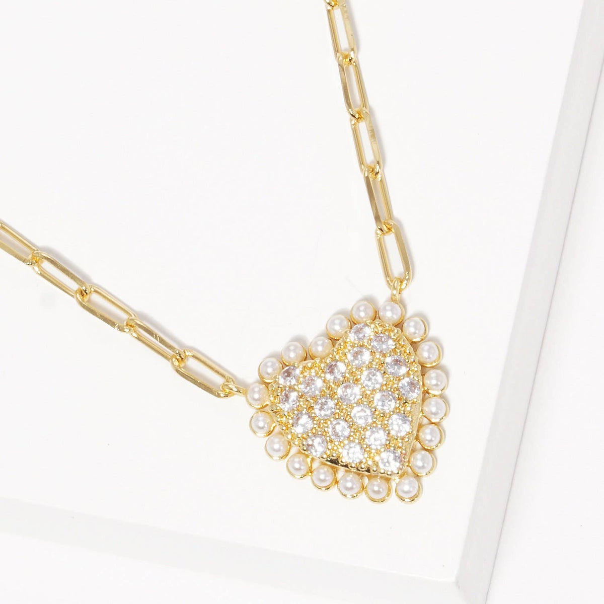 Freshwater Pearl Outline Necklace