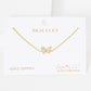 Pave Butterfly Charm Chain Bracelet