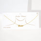 Gold Plated Letter BOSS Necklace